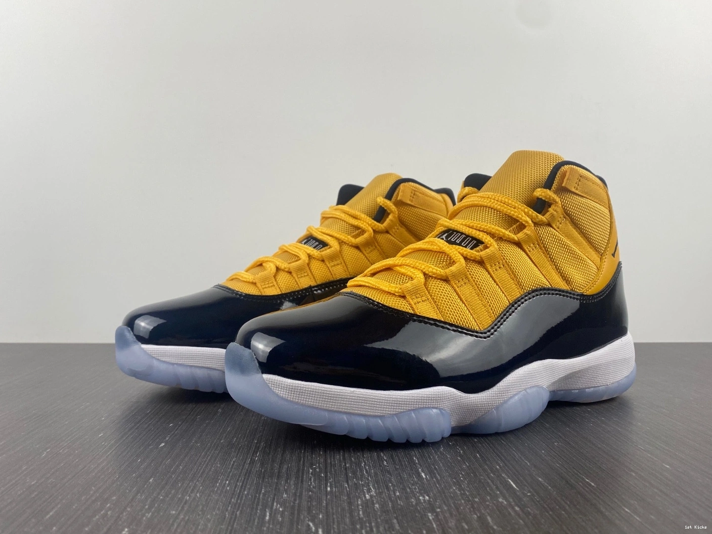 Yellow CT8012-118 Jordan 11 White Air Retro Black 0908